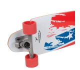 Hudora Hornet Longboard 32,5", Flag Design
