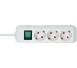 Brennenstuhl Eco-Line Steckdosenleiste 3-fach Steckdosenleiste 