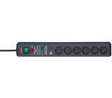 Brennenstuhl Secure-Tec, Steckdosenleiste 6-fach 3m 