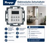 Kopp Elektronische Zeitschaltuhr für Paris & HK05 Kombigerät 10 Programme