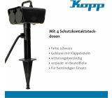 Kopp 4-Fach Gartensteckdose Außensteckdose 5m