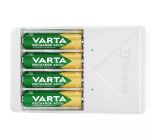 Varta Plug Charger Batterieladegerät mit 4x AA Akkus 2100mAh