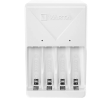 Varta Plug Charger Batterieladegerät mit 4x AA Akkus 2100mAh