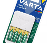 Varta Plug Charger Batterieladegerät mit 4x AA Akkus 2100mAh
