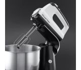Russell Hobbs Handmixer -Handrührer 2 Rührbesen & 2 Knethaken & Rührschüssel