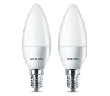 Philips LED Lampe 40 W E14 Warmweiß Doppelpack Leuchtmittel
