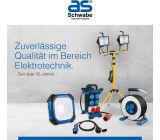 as-Schwabe Kabeltrommel 20m Kompakt Kabelbox 4-fach