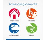 as - Schwabe ACCULINE FLEX LED Baustrahler 100lm Arbeitsleuchte 180° mit Standfuß 