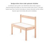 Reer Sitzbank Gartenbank für Kinder Kinderzimmer Kinderstühlen Buchen Holz