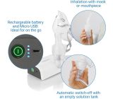 medisana IN 600 Inhalator Kompressor Vernebler mit Mundstück und Maske für Erwachsene und Kinder