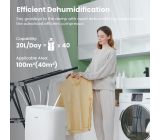Comfee Luftentfeuchter mit Wifi Raumentfeuchter 3L Wassertank