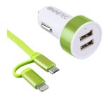 NINETEC Auto Ladegerät Zigarettenanzünder Ladekabel Lightning 