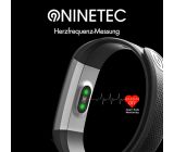 NINETEC Smartfit F3HR Fitnesstracker Aktivitätsband Armband [B-Ware]