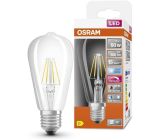 Osram Superstar E27 LED Lampe Dimmbar Kaltweiss 60W