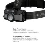 LEDLENSER MH7 600 Lumen Akku Stirnlampe Kopflampe
