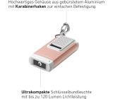 Ledlenser K4R 120lm Schlüsselbundleuchte Ta­schen­lam­pe Rosegold [2er Pack]