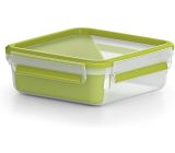  2x Tefal - MASTERSEAL Micro - Aufbewahrungsbox, Kunststoff, grün, 0.85L 