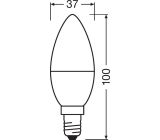 OSRAM LED STAR CLASSIC B Lampe mit E14 Warmweiss 25W-Glühbirne 