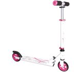 Muuwmi Aluminium Scooter 125mm Tretroller Höhenverstellbar Roller weiß-pink