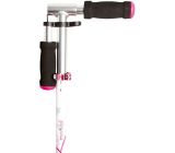 Muuwmi Aluminium Scooter 125mm Tretroller Höhenverstellbar Roller weiß-pink