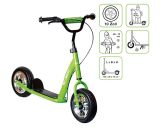 Muuwmi 10 Zoll Roller Sunny Kinderroller Kickroller Grün 