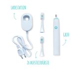 Happybrush Schallzahnbürste inkl. 2 Ersatzbürsten  V1 elektrische Schall Zahnbürste 
