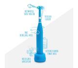Happybrush Elektrische Zahnbürste inkl. Aufsteckbürste Timer + 2x Ersatzbürste