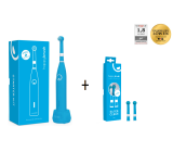 Happybrush Elektrische Zahnbürste inkl. Aufsteckbürste Timer + 2x Ersatzbürste