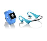 LENCO MP3 Sportwatch-100 mit BH-100 Bluetooth Kopfhörer