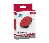 Speedlink (B-WARE) SNAPPY Vollwertige 3-Tasten-Maus - USB Rot