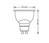 Osram LED Star PAR16, LED-Reflektorlampe GU10 50W Warmweiß - 6er-Pack