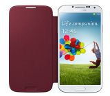 Samsung Flip Case Cover Schutzhülle für Samsung Galaxy S4 - Rot