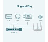 TP-Link TL-SG605E 5 Ports Smart Gigabit Netzwerk Switch Verteiler [B-WARE]
