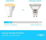 TP-Link Tapo L610 Smart WLAN Strahler GU10 2.9W Lampe dimmbar Leuchtmittel [2er] [B-WARE]