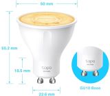 TP-Link Tapo L610 Smart WLAN Strahler GU10 2.9W Lampe dimmbar Leuchtmittel [2er] [B-WARE]