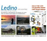 Ledino LED-Akkustrahler 20 W Li-Ionen Akku LED Strahler