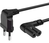 Hama Euro Netzkabel 2,5m Eurostecker 2-polig Netzkabel 