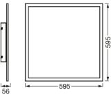 LEDVANCE PLANON PLUS BACKLIGHT Smart+ 60 x 60 cm Deckenpanel Leuchtmittel 