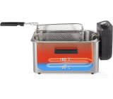 Nova Fritteuse 3L Friteuse Edelstahl Kaltzone Schutzfilter Fritöse