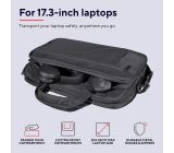 Trust Laptop Tasche 17.3 Zoll Notebooktasche Sydney Öko Reise Umhängetasche