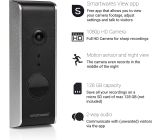  Smartwares DIC-23112 Wlan Türklingel Video Türsprechanlage mit Bewegungsmelder