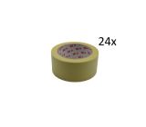 Fiducia Kreppband 50mm x 50m 24 Rollen Maler Kreppband Malerkrepp