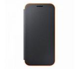 Samsung Neon Flip Cover für Galaxy A5 Schwarz Tasche