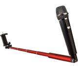 The Voice Sing-a-Long Selfie-Stick Teleskop Einbeinstativ mit Mikrofon rot