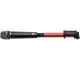The Voice Sing-a-Long Selfie-Stick Teleskop Einbeinstativ mit Mikrofon rot