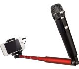 The Voice Sing-a-Long Selfie-Stick Teleskop Einbeinstativ mit Mikrofon rot