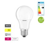 OSRAM LED-Lampe E27 Classic A / 8,5W - 60 Watt LED Birne Warmweiß [2ER PACK]