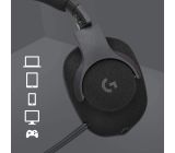 Logitech G433 Kabelgebundenes Gaming Headset mit Mikrofon [B-WARE]