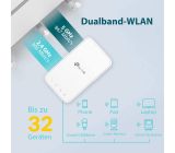 TP-Link RE300 WLAN Mesh Verstärker Repeater AC1200 (867MBit/s 5GHz + 300MBit/s 2,4GHz, WLAN Verstärker, App Steuerung, Signalstärkeanzeige, kompatibel zu allen WLAN Geräten) weiß [B-WARE]
