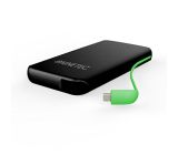 NINETEC NT-610 Powerbank mit Micro-USB Ladekabel Akku Ladegerät